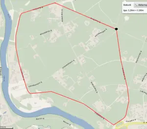  2. „Valakampių žiedo“ 5,2 km ilgio trasa. Pagal E. Jako archyvo dokumentus.